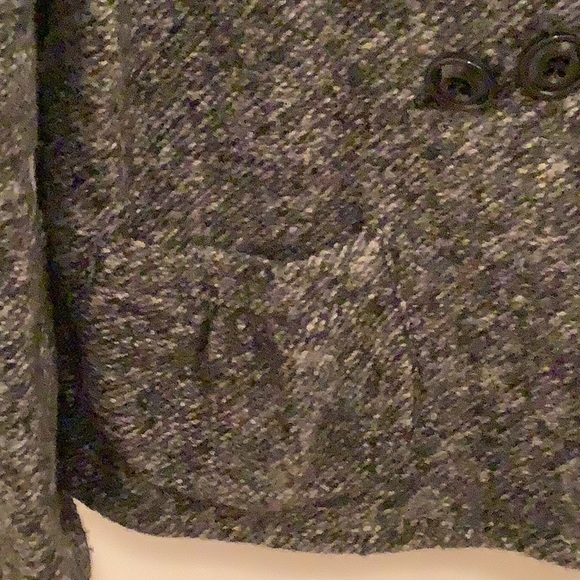 Esprit wool jacket, unlined.  Cute jacket that can be worn with anything.  Grey. - Picture 9 of 9
